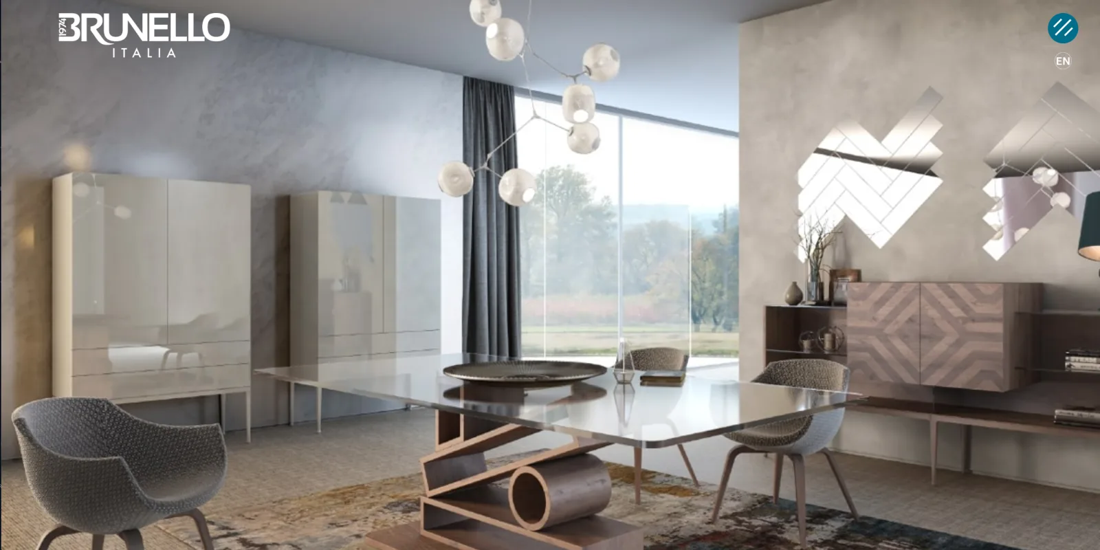 Brunello 1974 Website f&uuml;r italienisches Interior Design